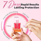 modelones Nail Strengthener Sheer Pink Nail Polish Nail Hardener Extra Strong and Growth Natural Nail Ridge Filler Nail Strengthener for Damaged Nails Repair Gifts for Women 15ml