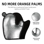 FUNAN Self Tanning Application Kit, 4-Piece Set with Back Applicator, Mini Mitt, Tanning Mitts and Ultra Soft Self Tanner Brush Bamboo Kabuki Brush, Black