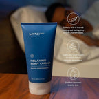 Nu Skin MYND360™ Relaxing Body Cream | 4.2 fl oz | Lotion for Sleep & Calm | Magnesium, Calcium, & Water Infused Skin Care with Lotus Flowers | Soothing Skincare Moisturizer & Lotion with Magnesium