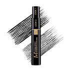 êb être belle Cosmetics 1+1 Double Effect Mascara for Women, 2 in 1 Long Lasting Mascara for Volumizing, Lengthening & Curling, Formula with Keratin, Intense Black Color, Easy Removal