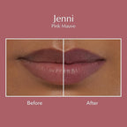 Thrive Causemetics Impact-FULL Smoothing Lipstick, Moisturizing Lip Makeup Essential with Vitamin E, Lightweight Creamy Lipstick for Women, Long Lasting, Vegan, Shade Jenni (Pink Mauve)