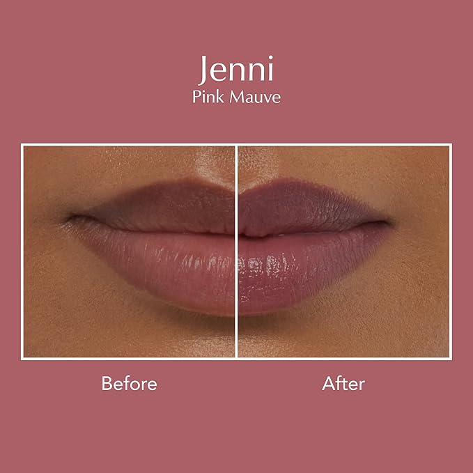 Thrive Causemetics Impact-FULL Smoothing Lipstick, Moisturizing Lip Makeup Essential with Vitamin E, Lightweight Creamy Lipstick for Women, Long Lasting, Vegan, Shade Jenni (Pink Mauve)