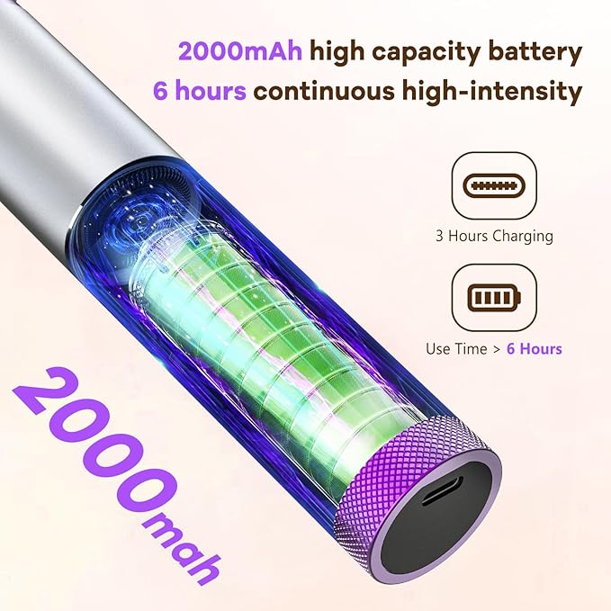 Electric Foot Callus Remover with Nano-Glass Head, Rechargeable Electric Foot File with Upgraded Powerful Metal Gear Motor, Premium Aluminum Cordless Callus Remover for Feet, Gifts for Men Women