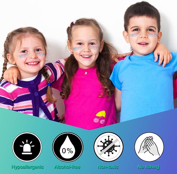 Pamnify Light Purple Face Glitter Gel,Purple Mermaid Costume Hair Glitter,Mardi Gras Outfit for Women,Singer Concerts Festival Body Glitter,Sparkling Sequins Face Glitter Makeup