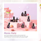 ROSALIND 8PCS Cateye Gel Polish with Magnet Stick - Magnetic Cat Eye Gel Nail Polish Sparkle Diamond Effect Magic Magnetic Glitter Soak Off Led Nail Art DIY Salon Gifts For Women