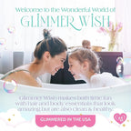 Glimmer Wish Unicorn Kids Body Wash, Gentle Cleanser and Moisturizing Sulfate Free Body Wash, Skin Care for Kids, Vanilla Cotton Candy, 12 Fl Oz