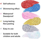 Red Body Glitter Stick, Halloween Face Glitter Makeup,Holographic Hair Glitters Mermaid Makeup Rave Outfits for Women, Shimmer Face Paint Stick for Christmas (Red)