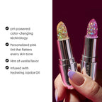 Winky Lux Rainbow Glitter Confetti Balm - Hydrating ph Lip Balm, Natural Pink Tint with pH Color Changing, Moisturize & Soften Lips While Leaving Sheer Pink Tint, with Vanilla Scent