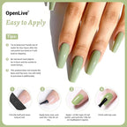 18ml Sage Green Nail Polish Large Volume Quick Drying Nail Polish, Fast Drying and Long Lasting Color Nail Art DIY Home Manicure Gift for Women