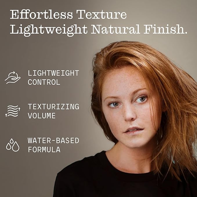 Firsthand Supply Texturizing Paste for Men & Women - Medium Hold, Natural Finish – Water-Based, Non Greasy Texture Clay – Adds Lasting Volume with Perfect Hair Day Texture – For Longer Hair – 3oz