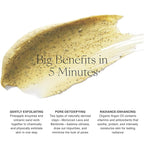 Josie Maran Whipped Argan + Pineapple Enzyme Deep Pore Cleansing Mask - Purifying Pore Mask With Nourishing Moroccan Argan Oil, 3 Essential Fatty Acids, & Squalane Oil (2 oz / 56 g)