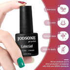 JODSONE Gel Nail Polish Kit with U V Light 32 Colors Gel Polish Set Soak Off Nail Kit Nail Art Salon or Home DIY Manicure Tools Gifts for Women