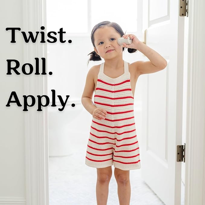 Roe Wellness- Kids Sunscreen Stick For Face & Body Sun Protoction | Reef Safe, Clean Ingredients (SPF 50 Roll-on Stick)