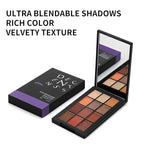 12 Colors Eyeshadow Palette Makeup Shades Nude Matte Shimmer Glitter Pigment, Pro Long Lasting&Waterproof Highlighting Makeup Palette,Ideal Gift(Twilight City)