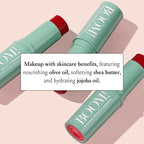 BOOM! by Cindy Joseph Boom Stick Parisian Red: 3-in-1 Cream Blush Stick for Eyes, Lips & Cheek, Long-Wearing Blendable & Building Color Vegan Lipstick Pen for All Skin