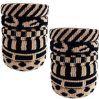 Large Stretch Thick Hair Ties for All Hair Types Seamless Hair Ponies Elastics Ponytail Holders Hair Scrunchies for Thick Hair Hair Accessories Women Girls 12-Pack