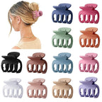 12Pcs Hair Clips for Women 1.8 Inch Small Claw Clips for Thin Hair Medium Hair Claw Clips for Thick Hair Accessories for Women Girls (Colorful)