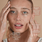 Biba De Sousa The Mandelic Scrub - Gentle AHA Exfoliation - Invigorating Daily Facial Cleanser For All Skin Types - (8 oz)