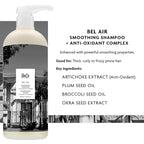 R+Co Bel Air Smoothing Shampoo and Conditioner Set 1L - Smoothing Shampoo + Conditioner Anti-Oxidant Complex | Vegan + Cruelty-Free
