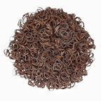 3200 Pcs Elastic Rubber Bands Small Hair Ties Hair Rubber Mini Hair Bands Hair Elastics Tiny Soft Holder Ponytails for Girls (Dark Brown)