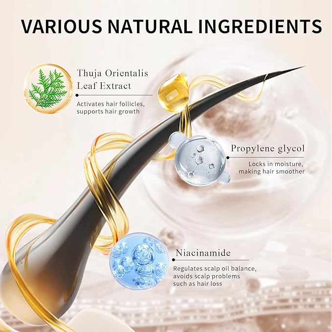 Hair Serum for Hair Loss & Thinning Hair | Hair Growth Oil for Men and Women, 1.05 fl.oz