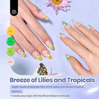 beetles Gel Nail Polish Set - 40 Pcs 36 Colors Nail Polish Kit Pink Red Green Blue Color Gel with Base&Glossy Matte Top Coat UV LED Petal Symphony Collection Nail Art Christmas Gifts for Women