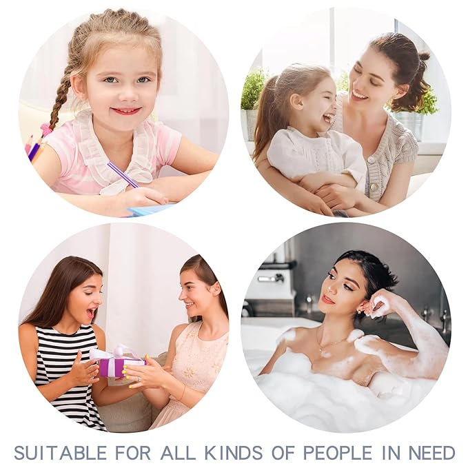 Blue Hair Ties - 100 Pcs Seamless Ponytail Holders - No Damage Thick Hair Bands for Women & Girls