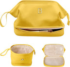 Birthday Gifts for 11 12 13 14 15 16 Year Old Girls, Initial Makeup Bag, Travel Gifts, Personalized Bags, Waterproof Double Layer Cosmetic Bag, Makeup Bags Travel Toiletry Bag, Friend Gifts