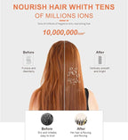 MEGAWISE Hair Straightener Brush Series (Vibrant Orange)