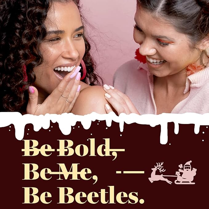 Beetles Winter Gel Polish Set - 6 Colors Brown Gel Nail Polish Christmas, Burgundy Red Brown Champagne Gold Shade Soak off Uv Lamp Nail Manicure Kit DIY Gifts for Women