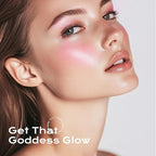 Color Nymph 3-IN-1 Face Palette, Ultra-Smoothy Creamy Blush Highlighter Bronzer Palette, Matte & Shimmer & Long-Lasting, Travel-Friendly Makeup Kits | Vegan & Cruelty-Free - Combo