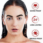 Waterproof Eyebrow Pen，Long Lasting Eyebrow Pencil，Creates Hair-Like, Natural-Looking, 3D Eyebrows,Eye Brow Makeup Pen for Women