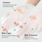 Epielle Cucumber Hydrating Serum Sheet Masks (5pk) | Korean Skincare | Facial Sheet Mask | Kbeauty, Spa Gifts for Women