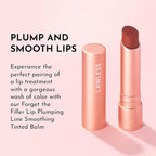 LAWLESS Women's Forget the Filler Lip Plumping Line Smoothing Tinted Balm, Sugarplum, Pink, 0.09 Ounce