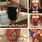 Tan Alchemy, Tan Envy European Blend 11.5% Dark Sunless Airbrush Spray Tanning Solution 64oz (2-32 oz bottles)