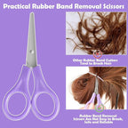 36 Colors Hair Rubber Bands for Hair, 2500 Pcs Elastic Hair Bands with 11 Hair Styling Tools, Colorful Elastic Hair Ties Toddler Hair Accessories for Girls Kids Christmas Gifts for Girls