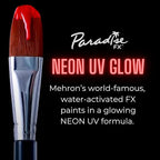 Mehron Paradise FX UV Neon Glow – Neon UV Vulcan 1.4 oz | Water Activated Black Light UV Paint for Raves, Costumes, SFX, Halloween, Stage, Theater & Cosplay