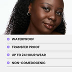 Wonderskin Hyper Bond All-Day Stay Serum Foundation – Waterproof, Transfer-Proof, 24HR Longwear Face Makeup with Niacinamide & Hyaluronic Acid – Lightweight, Natural Finish (Aura)