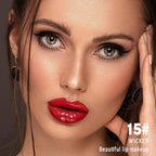 Kaely Longwear No-Budge Lipstick for Women, Highly Pigmented Liquid Lip Color Makeup, Non-Transfer Lip Gloss Stain Waterproof Smudge Proof 24 Hour, Instant Shine, Vegan & Cruelty-Free, 15 WICKED