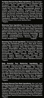 Brickell Men's Daily Elite Face Care Routine II, Toner, Charcoal Facial Wash, Face Scrub, Anti-Aging Night Cream, Eye Cream, Charcoal Mask and Moisturizer, Natural and Organic, Scented