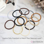 Gray Hair Elastics Ties, No Metal Ponytail Holders for Women Girls Men Guys Thick Curly Hair Styling Accessories No Pull Damage Crease Breakage 50pcs (Gray)