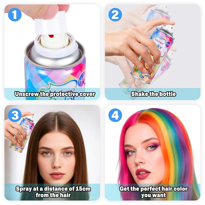 Blue Temporary Hair Color Spray for or Kids Women Men, Temporary Blue Hair Dye, Washable Natural Hair Wax Color,Hair Coloring Strong Gel Cream for Christmas Party Makeup,Cosplay(Dark Blue4.06oz)