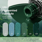 Beetles Green Gel Nail Polish Set, 6 Colors Dark Green Gray Blue Baby Blue Color Gel Nail Polish Misty Soak Off DIY Home Uv Nails Gifts for Women Girls