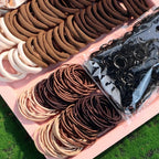 YANRONG 1159PCS Hair Accessories for Woman Set Seamless Ponytail Holders Variety Hair Scrunchies Hair Bands Scrunchy Hair Ties For Thick and Curly (1159PCS (brown))