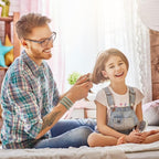 100 Pcs Thick Seamless Hair Ties, Ponytail Holders Hair Accessories No Damage for Thick Hair Christmas Gift(Light Theme Colors)