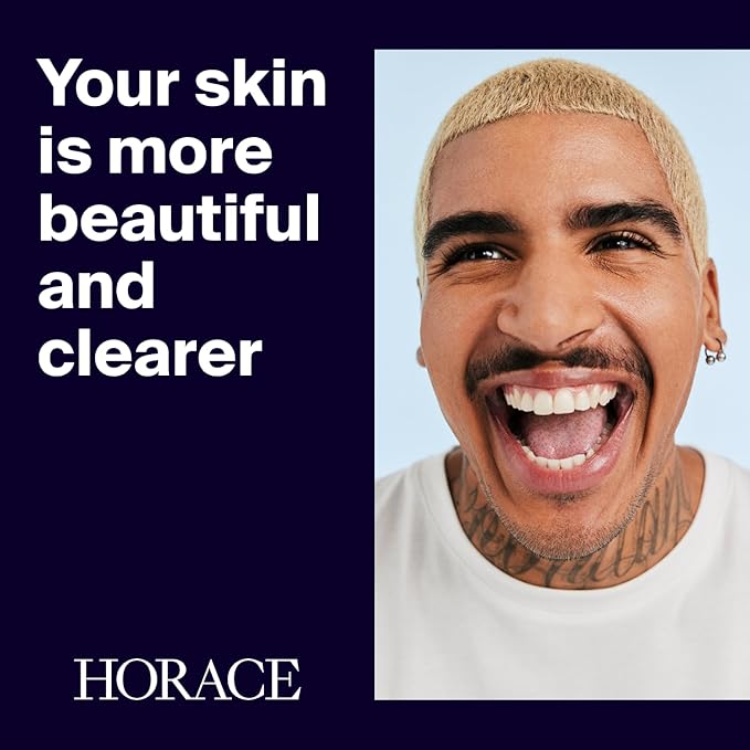 HORACE Healthy Glow Fluid for Men – Tinted Fluid Cream – Universal Shade for All Skin Types – 97% Organic & Natural Ingredients – No Parabens, Silicones, or Mineral Oils – 30 ml