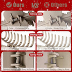 TOCESS 8 Pack Neutral Big Hair Claw Clips for Women Large Claw Clip for Thin Thick Curly Hair 90's Strong Hold 4.33 Inch Nonslip Matte Jumbo Hair Clips