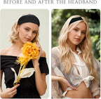 12 Pcs Stretchy Sport Headbands for Women,Absorbed Sport Headband Soft Twist Knotted Headbands for Yoga, Workout Daily Life