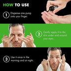 Tiege Hanley Eye Cream for Men, Morning and Night Under Eye Cream With Hyaluronic Acid and Vitamin B3, Helps Reduce the Look of Dark Circles and Puffiness, Anti Aging Men’s Skin Care, 0.5 Oz, 2 Pack