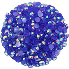 1440 Pcs SS20 5mm Flatback Rhinestones for Nails Art Crafts Glitter Round Shine Gems AB Crystals DIY Clothes Shoes （Sapphire AB）